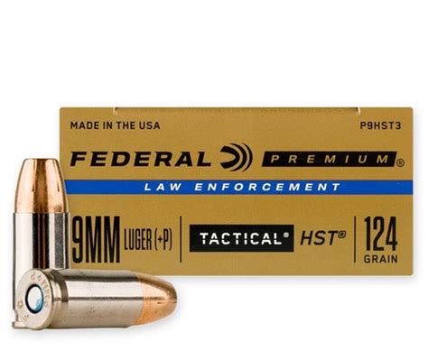 9mm - 124 Grain HST JHP - Federal Premium 50 Rounds - Nampa, ID