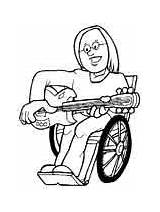 Crutches Coloring Pages sketch template
