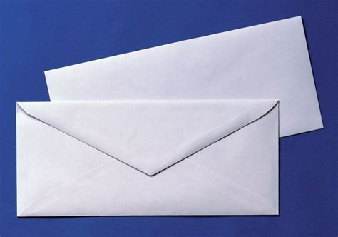 White Official Envelopes Pack Of 50 Envelopes