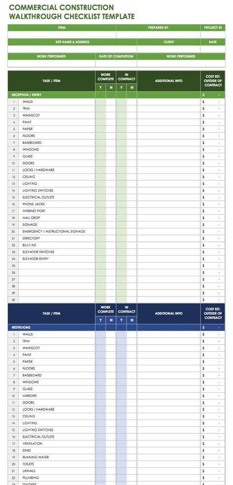 Free Punch List Templates | Smartsheet