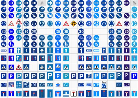 Comparison of European road signs | Road signs, European road signs, Wayfinding map