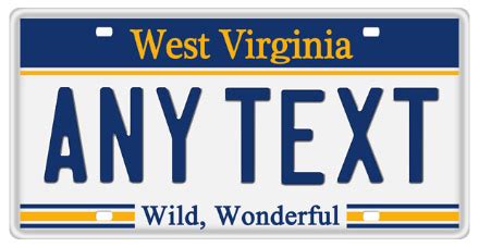 West Virginia License Plate Lookup | WV Plate Number Check