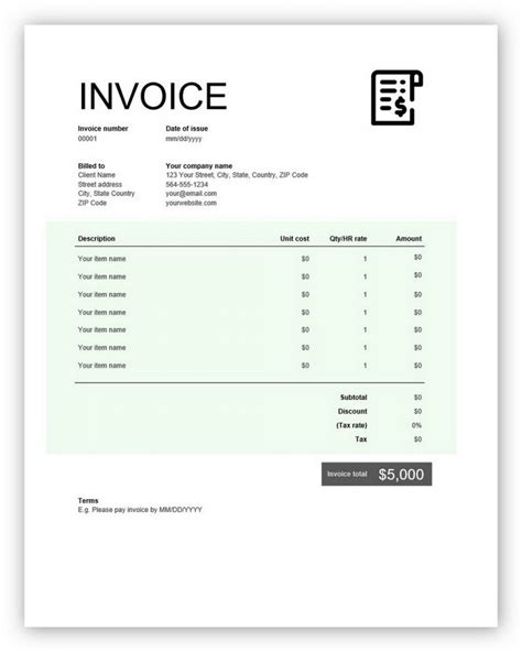 7 Free QuickBooks Invoice Template Word, Excel, PDF And How To Create It - hennessy events