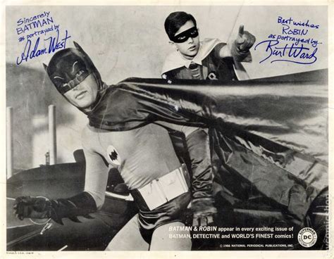 Batman and Robin B&W Promo Photo (1966 DC) Featuring Adam West and Burt Ward comic books