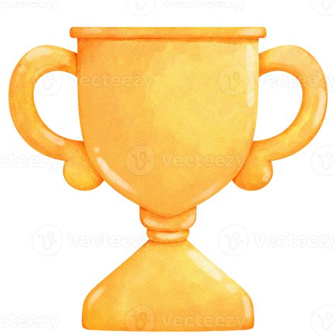 gold trophy cup on transparent background png 27209760 PNG