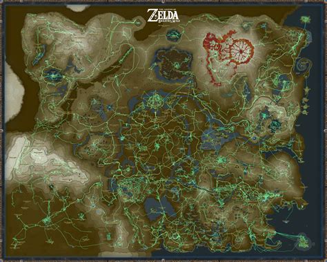 Zelda Breath of the Wild player immortalizes Hero's Path with in-game ...