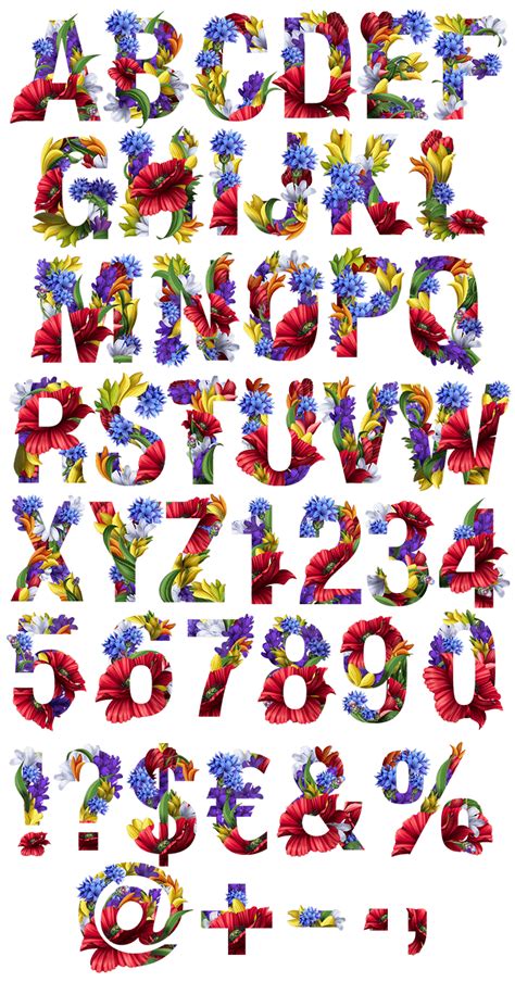 Flowers Font. OpenType Typeface | Handmadefont.com