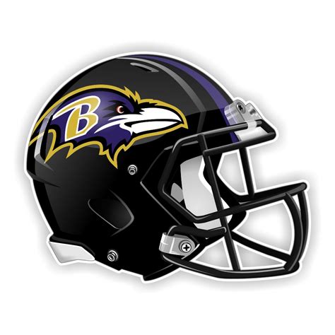 Baltimore Ravens Football Helmet Precision Cut Decal / Sticker