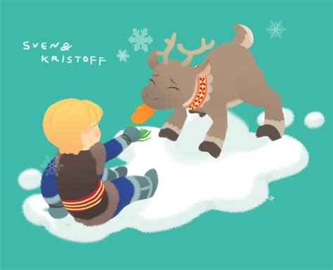 sven with kristoff by mongoosegoose on DeviantArt