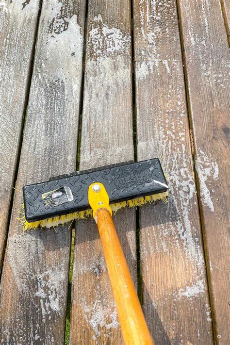 Homemade Deck Cleaner [Safe for Plants & Pets] - The Handyman's Daughter