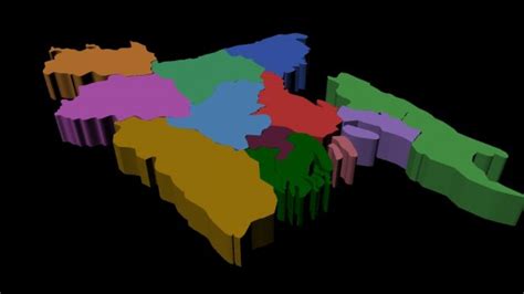 Bangladesh Map Free 3D Model - .obj .mb - Free3D