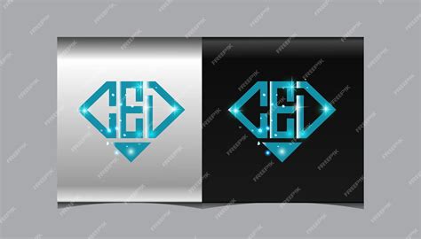 Premium Vector | Ced initial modern logo design vector icon template