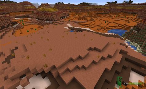 ⛏️ FR-Minecraft Biome Plateau de badlands boisées modifiées