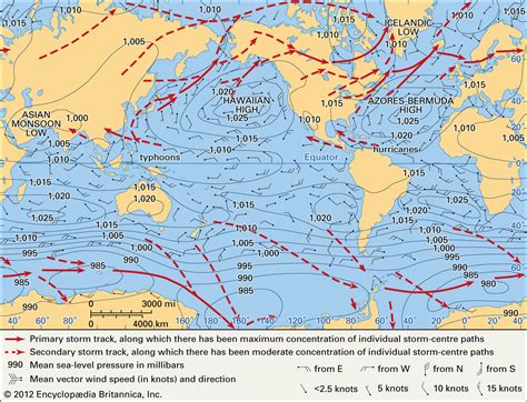 Sea Level Pressure Chart