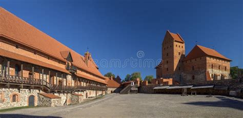 Trakai. Trakai Island Castle Stock Photo - Image of brick, baltic ...