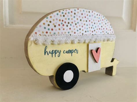 Happy Camper wood camper decor | Etsy