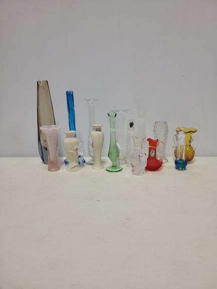 Misc smaller vases/ includes Lenox - Kaufman Realty & Auctions