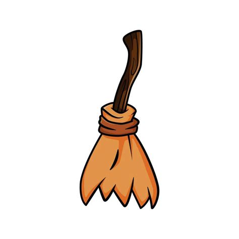 flying broomstick illustration design. halloween element theme 36327803 Vector Art at Vecteezy