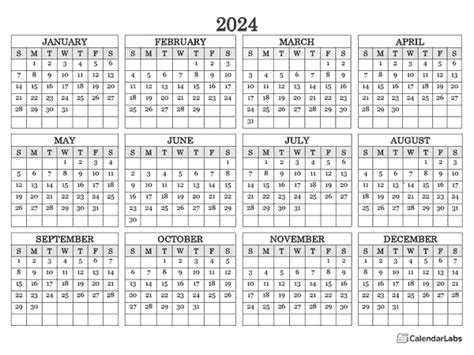 Printable 2024 Calendar Pdf - Nan Lauren