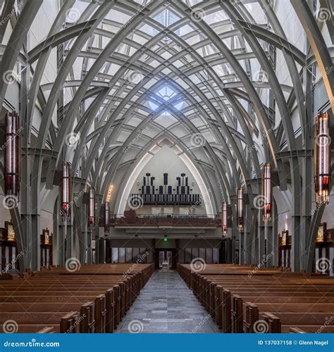 Ave Maria Catholic Church editorial stock photo. Image of interior ...