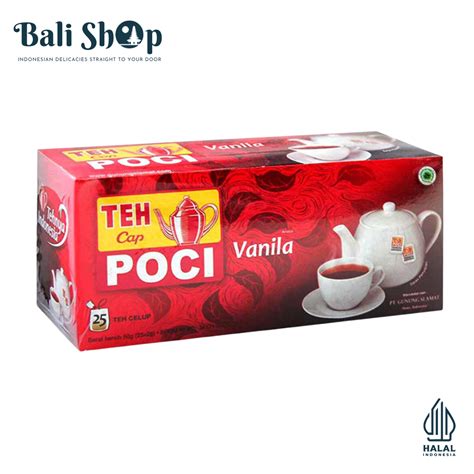 Teh Poci – Rasa Vanilla isi 25 kantong – BALI SHOP UK