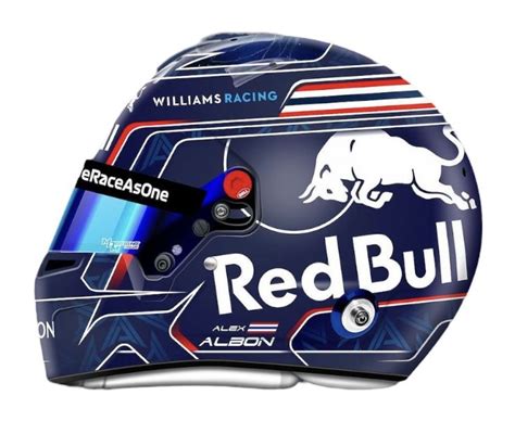 Alex Albon - Williams - 2022 Helmets, Red Bull, Formula 1, F1, Alex ...