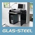 2012 Modern Glass Computer Desk - NT001 - Glas-steel (China Manufacturer) - Reading Room ...