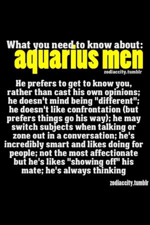 Aquarius Man Quotes. QuotesGram