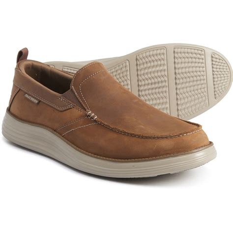 skechers mens winter slip on shoes - Ember Memoir Picture Show