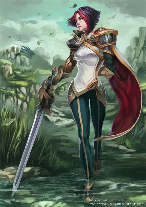 Fiora- Fanart LOL by nightwalker0510 on DeviantArt