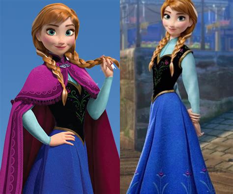 Anna Frozen Outfits