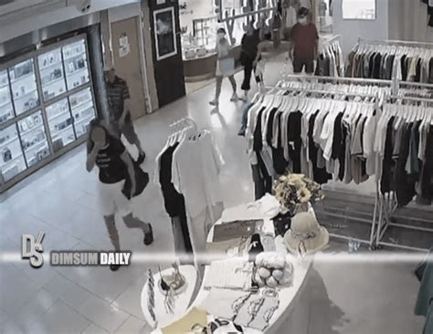 Expert shoplifter uses "card shuffle" technique to steal clothes in ...