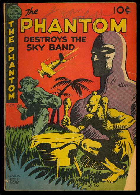 Feature Book #56~The Phantom Destroys The Sky Band~1949~David McKay ...