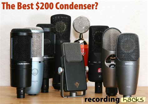 Best $200 Podcasting Condenser Mics | recording hacks