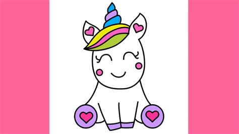 Easy Unicorn Pictures For Kids To Draw - Draw-mathematical