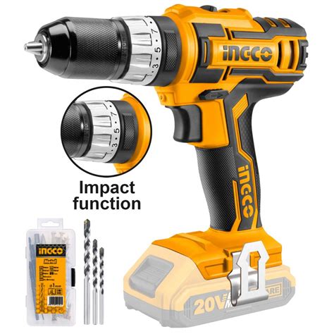 Cordless Impact Drill (20v) – Ingco Tools South Africa