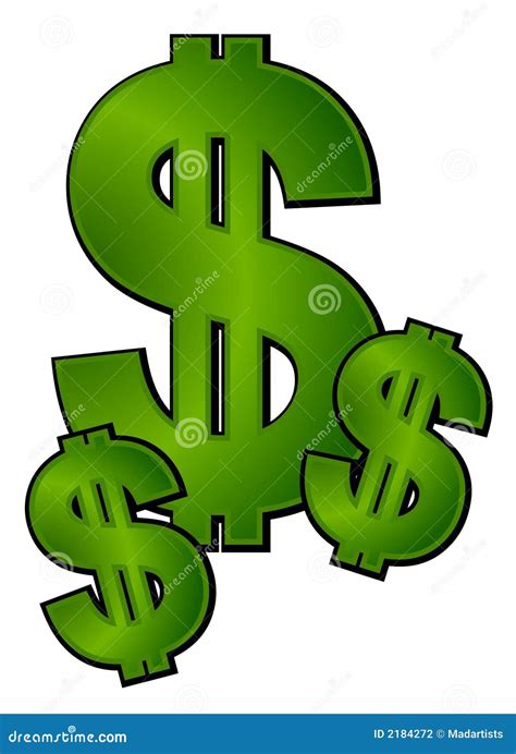 Dollar Signs Money Clip Art Stock Vector - Illustration of cash, money ...