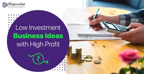 Top 7 Low Investment Business Ideas With High Profit - Shiprocket