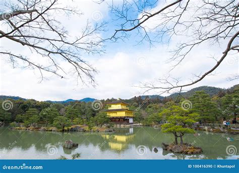 Kinkakuji or Golden Temple in Winter, Kyoto, Japan Stock Photo - Image ...