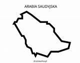 Saudi Arabia Map Coloring Page Coloring Pages sketch template