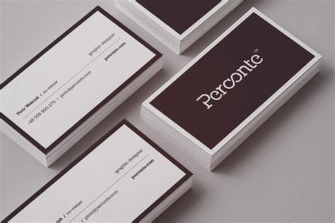 20 Minimalistic Business Card Designs for Your Inspiration - Hongkiat