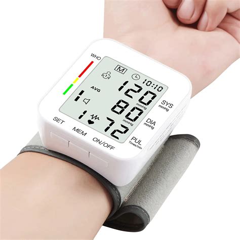 Blood Pressure Monitor LCD Display Adjustable Wrist Cuff – Ober Health