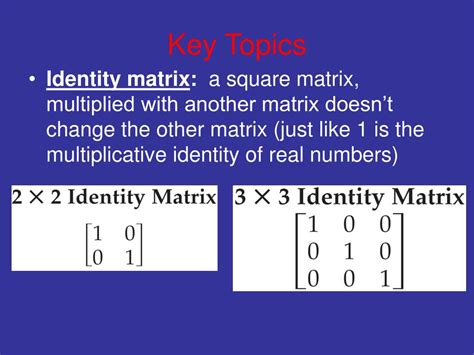 PPT - Identity and Inverse Matrices PowerPoint Presentation, free ...