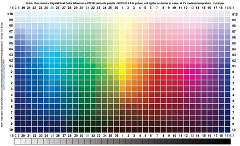 Print Copic Color Chart | ... color values-sessions.edu a printable cmyk color chart has been ...