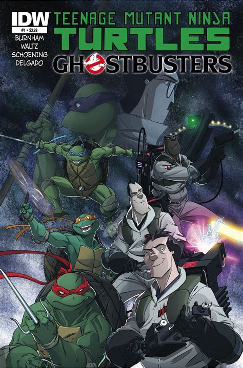 The Teenage Mutant Ninja Turtles & The Ghostbusters Team Up - Comix Asylum