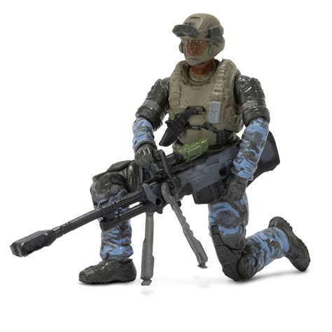 Halo Infinite UNSC Marine with Sniper Rifle 4" Core Action Figure - Se ...