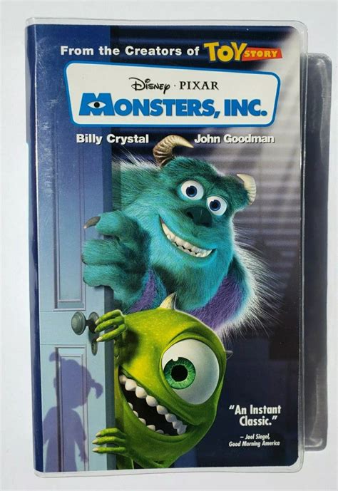 Monsters, Inc. 2002 VHS | Billy crystal, Vintage movies, Walt disney pixar