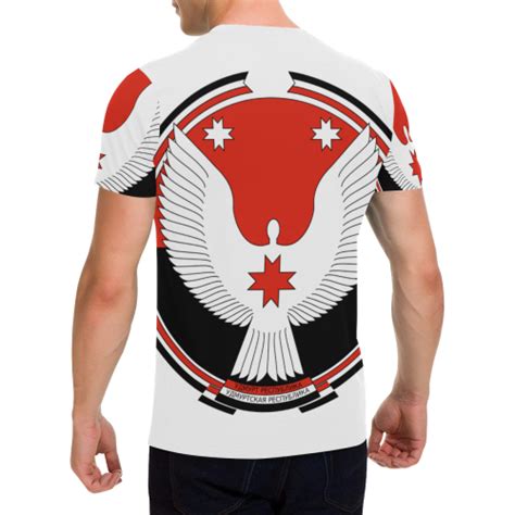 Coat of arms of the Udmurt Republic of Russia Men's All Over Print T ...