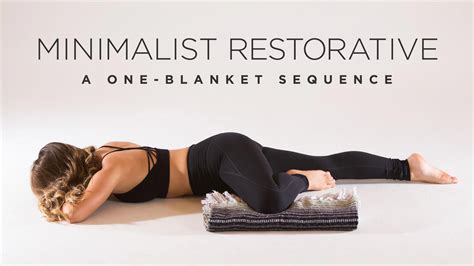 Restorative yoga doesn't have to involve a ton of props. #VeganRecipes | Yoga benefits, Yoga for ...