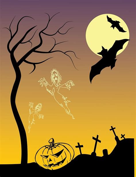 Halloween Poster Drawing Scary - Free photo on Pixabay